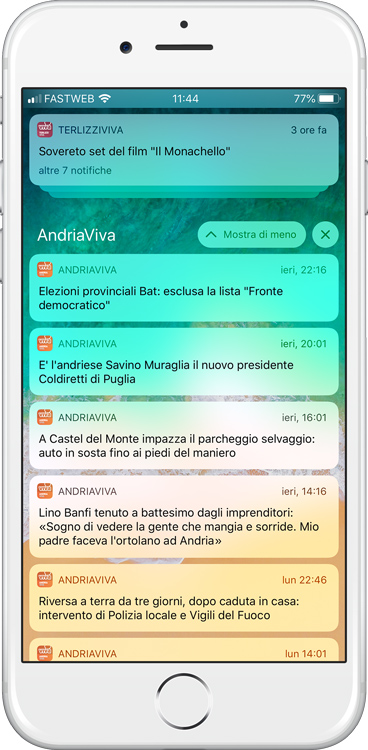 Notifiche push su iOS